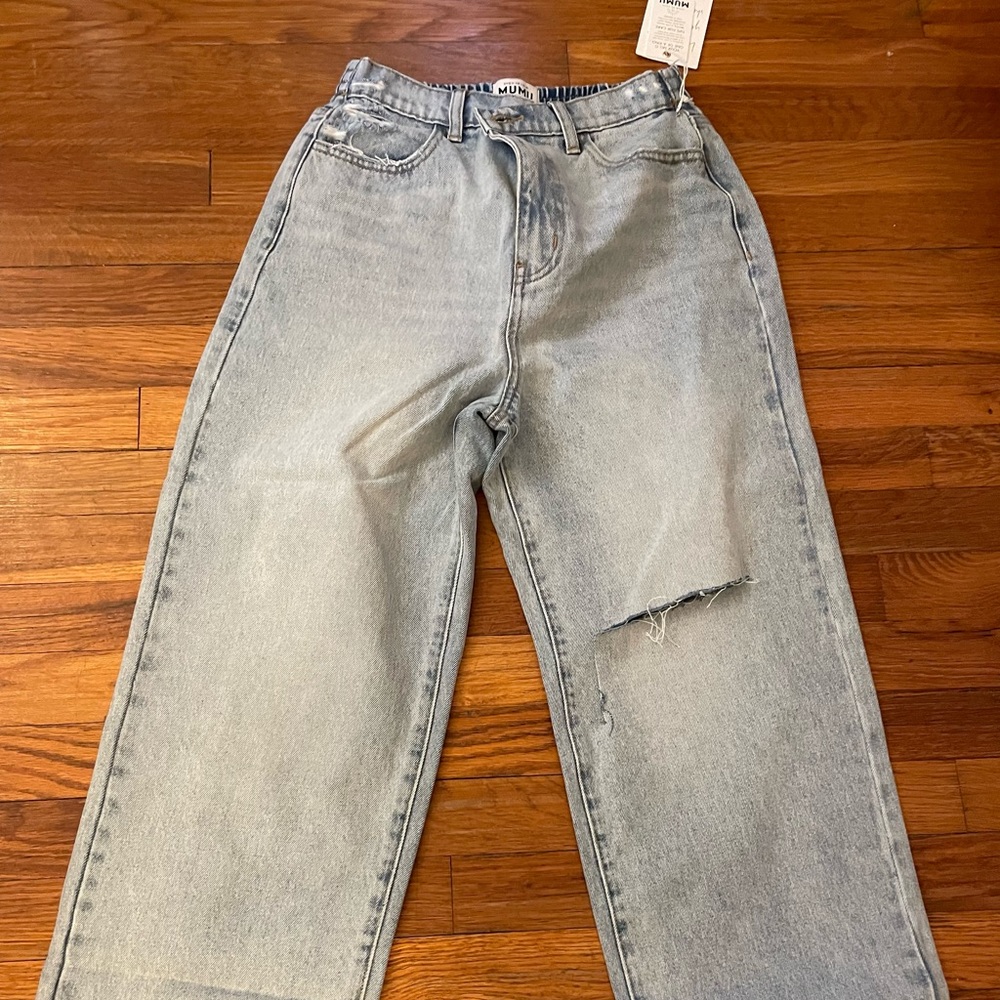 NWT Mumu sedona straight jean sz 26 - Picture 3 of 5